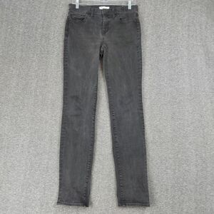 MADEWELL JEANS WOMENS BLACK ALLEY STRAIGHT LEG DENIM PANTS SIZE 29